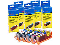 iColor ColorPack für Canon (ersetzt PGI-580BK/CLI-581BK/BK/C/M/Y XXL); Kompatible Druckerpatronen für Epson Tintenstrahldrucker 
