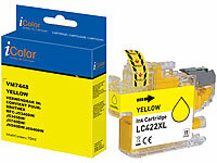 iColor Tinte yellow, ersetzt Brother LC422XLY; Kompatible Druckerpatronen für Canon-Tintenstrahldrucker Kompatible Druckerpatronen für Canon-Tintenstrahldrucker 